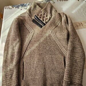 NWOT Lorr and Men Tan Knit Sweater